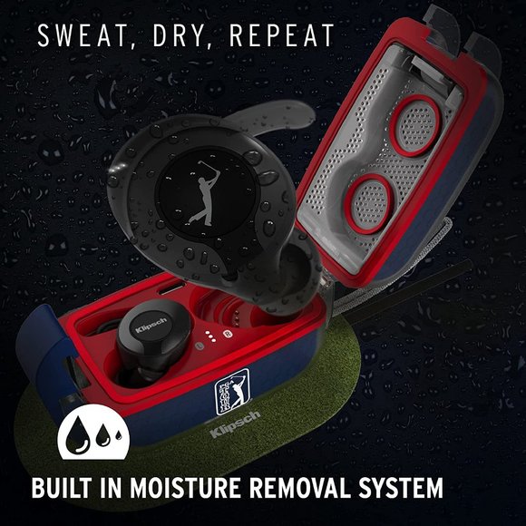 KLIPSCH T5 II TRUE WIRELESS SPORT PGA TOUR EDITION EARPHONES-NEW in box! - Picture 4 of 6